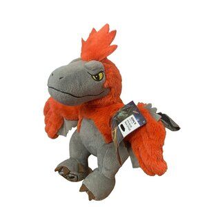 Jurassic World Dominion Pyroraptor Dinosaur Raptor Plush 9" Just Play W/ TAG